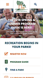 Mobile Screenshot of deerfieldparks.org